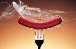 肉食大佬雙匯也看好，熱狗的專用香腸原來這么做！